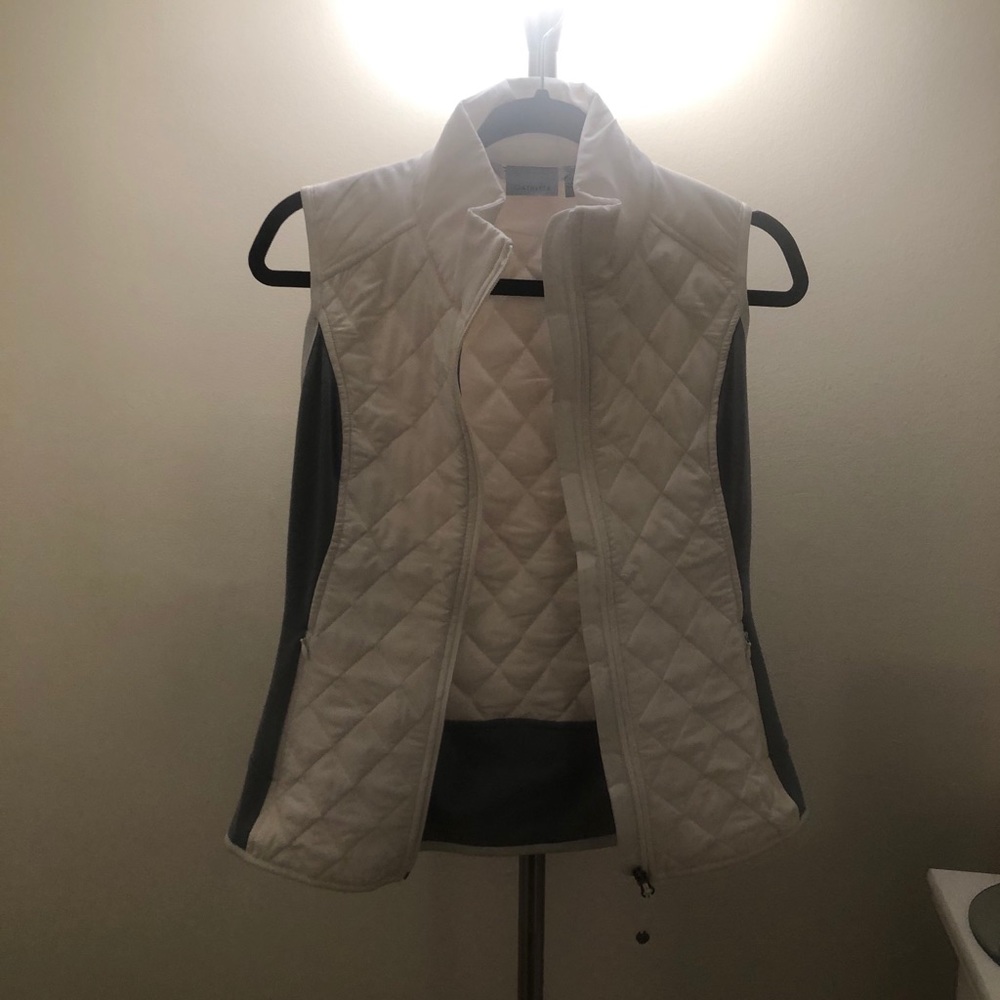 Never worn white/grey Athleta vest